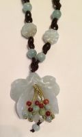 Jade Orchid necklace