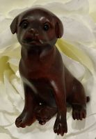 Netsuke dog