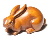 Sitting hare (3cmx5cm)